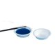 thumbnail image 1 of Vasos de pintura de acuarela School Smart Plastic, color blanco, paquete de 12, 1 of 6