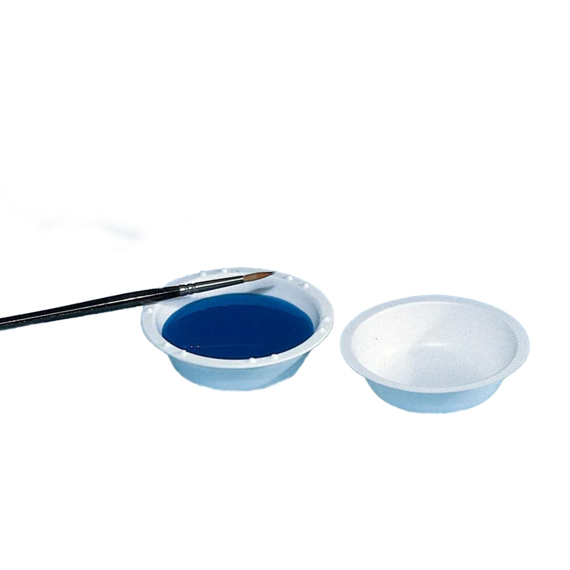 Vasos De Pintura De Acuarela School Smart Plastic, Color Blanco, Paquete De 12