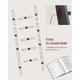 thumbnail image 3 of Manta con forma de escalera VASAGLE, decorativa, estilo granja, 5 niveles, color gris brumoso, 3 of 6