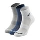 thumbnail image 1 of Calcetin Babolat Quarter Blanco/Azul/Gris - 3 Pares Tenis Padel, 1 of 3