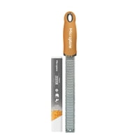Rallador Zester Microplane Premium, Color Mostaza, Acero Inoxidable