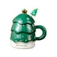 thumbnail image 2 of Taza De Café Con Diseño De árbol De Navidad, Tazas De Leche Para Regalo De Cumpleaños, Hogar, Oficina, Verde, 2 of 5