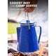 thumbnail image 3 of Cafetera Percolator COLETTI Classic para 12 tazas, color azul esmaltado, 3 of 7