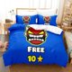 thumbnail image 1 of Geometry Dash Bedding Set Duvet Cover Comforter Bed Set Quilt Cover Pillowcase Boys Girls Adults, 1 of 5