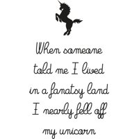 Rienda Libre Graphics - Decomural Fell Off My Unicorn Ws-41405