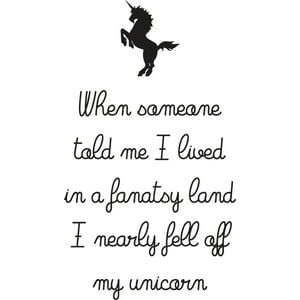 Rienda Libre Graphics - Decomural Fell Off My Unicorn Ws-41405
