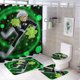 thumbnail image 1 of Danny Phantom-theme 4-Piece Shower Curtain Set with Rugs, Waterproof Bathroom Decor Set Includes Bath Mat, U-Shaped Rug, Toilet Lid Cover and Curtain with Hooks, 1 of 6