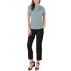 thumbnail image 2 of INSPIRE CHIC Blusas de Mujer de Color Sólido con Lazo en el Cuello, Mangas Cortas, para Regreso a Clases y Uso en el Trabajo, Azul Menta Talla L, 2 of 5