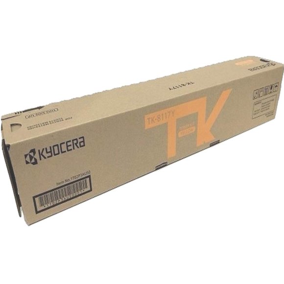 Tóner KYOCERA TK-8117Y Amarillo, Rendimiento de 6000 páginas