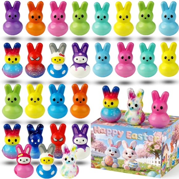 30 piezas de juguetes antiestrés squishy de conejito de GZJQW de retorno lento