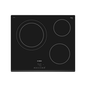 Bosch - Encimera Vitrocerámica 3 Zonas Pkk631B17E Negro