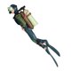 thumbnail image 4 of Figura De Buzo En Miniatura Modelo De Océano Decoración De Aventura Accesorios Para Pecera Estilo 1, 4 of 5
