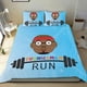 thumbnail image 1 of PhonicsMan Conjunto de sábanas temático, trío de piezas, cómodo y amigable con la piel, diseño único, regalo de decoración para el hogar para familiares, amigos y fans,173cm *218cm, 1 of 6