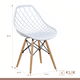 thumbnail image 4 of Pack de 4 Sillas Eames Enrejada Mesh - Blanca, 4 of 4
