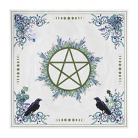 Magideal - Tapete De Tela Para Altar, Tarjetas De Radiestesia De Astrología, Mantel Extendido, Mantel De Radiestesia, Almohadilla De Oráculo De Astrología Para P