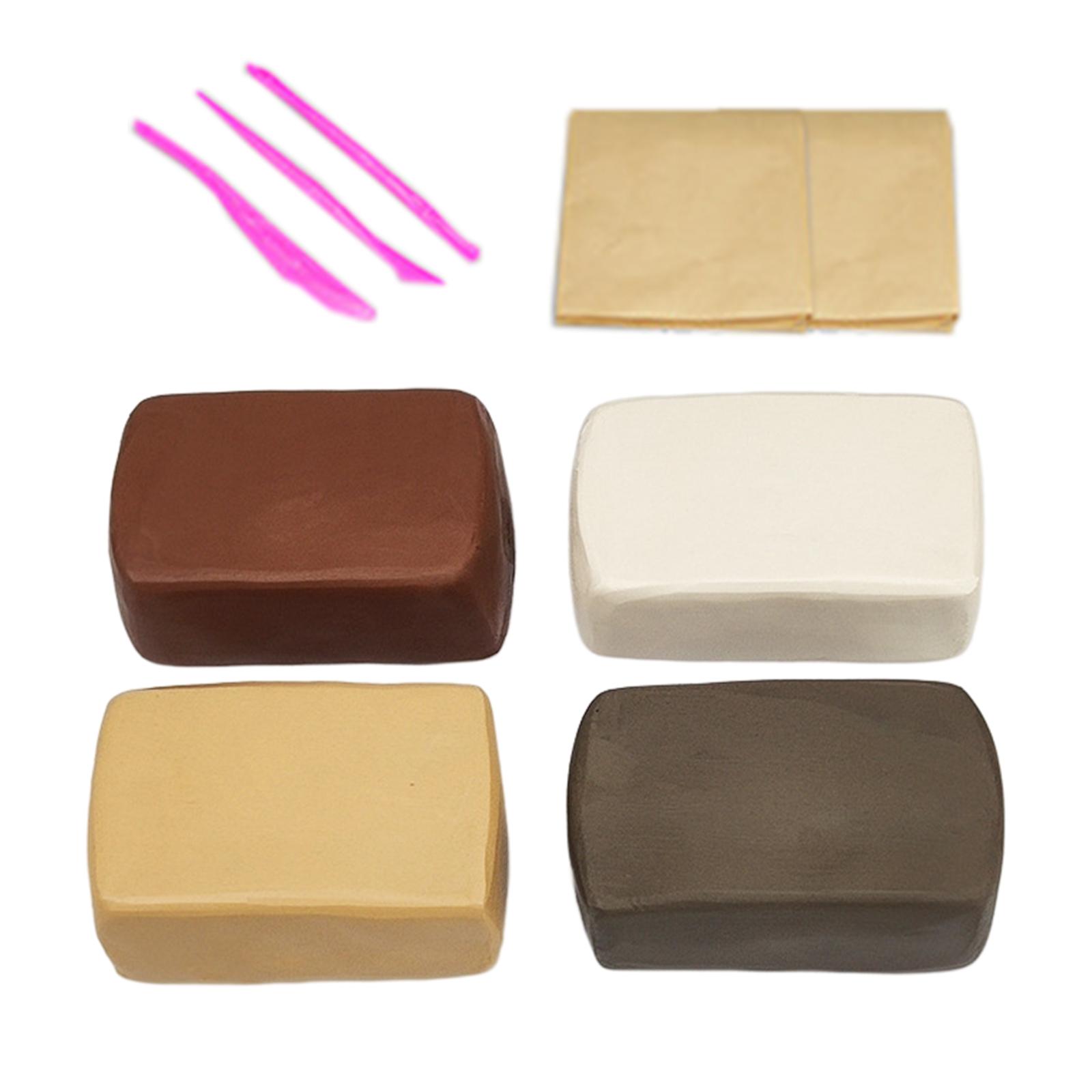 Magideal - Modelado De Arcilla Cerámica Arcilla Juguete Educativo Artesanía Hecha A Mano Arcilla Polimérica Arcilla De Endurecimiento Al Aire Para Niños Cerámica