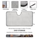 thumbnail image 2 of Max y los Caballeros de la Noche Parasol para Parabrisas Delantero Protector Plegable, Visera Solar para Auto Bloquea Rayos UV Mantiene tu Vehículo Fresco 130cm*70cm, 2 of 6