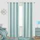 thumbnail image 1 of Cortinas opacas KOUFALL Aqua para decoración de habitaciones de playa, 84 pulgadas, 1 of 6