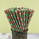 thumbnail image 2 of 50pcs, Xmas Paper Straws Christmas Tableware Decorations For Home Party Drinking Straw Noel Navidad 2024 New Year, Christmas Decorations, Party Decor, Party Supplies, Cute Decor, Table Decor Supplies,, 2 of 2