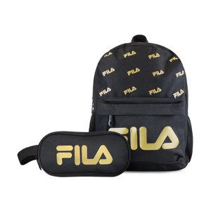 Pack Fila Mochila 10Lts Urbanix + Estuche Neceser Spark Negro-Gold