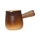 thumbnail image 2 of Tetera De Cerámica, Teteras De Porcelana, Tetera De Hojas De Té Sueltas Y Florecientes Para El Hogar, Marrón Ancho, 2 of 3