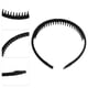 thumbnail image 4 of Unique Bargains 4 Piezas de Diademas con Peine de Dientes para Mujeres Diademas Antideslizantes Aros para el Cabello de Damas Negro, 4 of 7