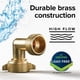 thumbnail image 5 of Hose Elbow Camco de 90 grados para autocaravanas de latón macizo, paquete de 2, 5 of 6