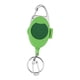 thumbnail image 2 of Fly Fishing Zinger Cards Holder Retractable Badge Holder Key Chain Reel Clip Green, 2 of 5