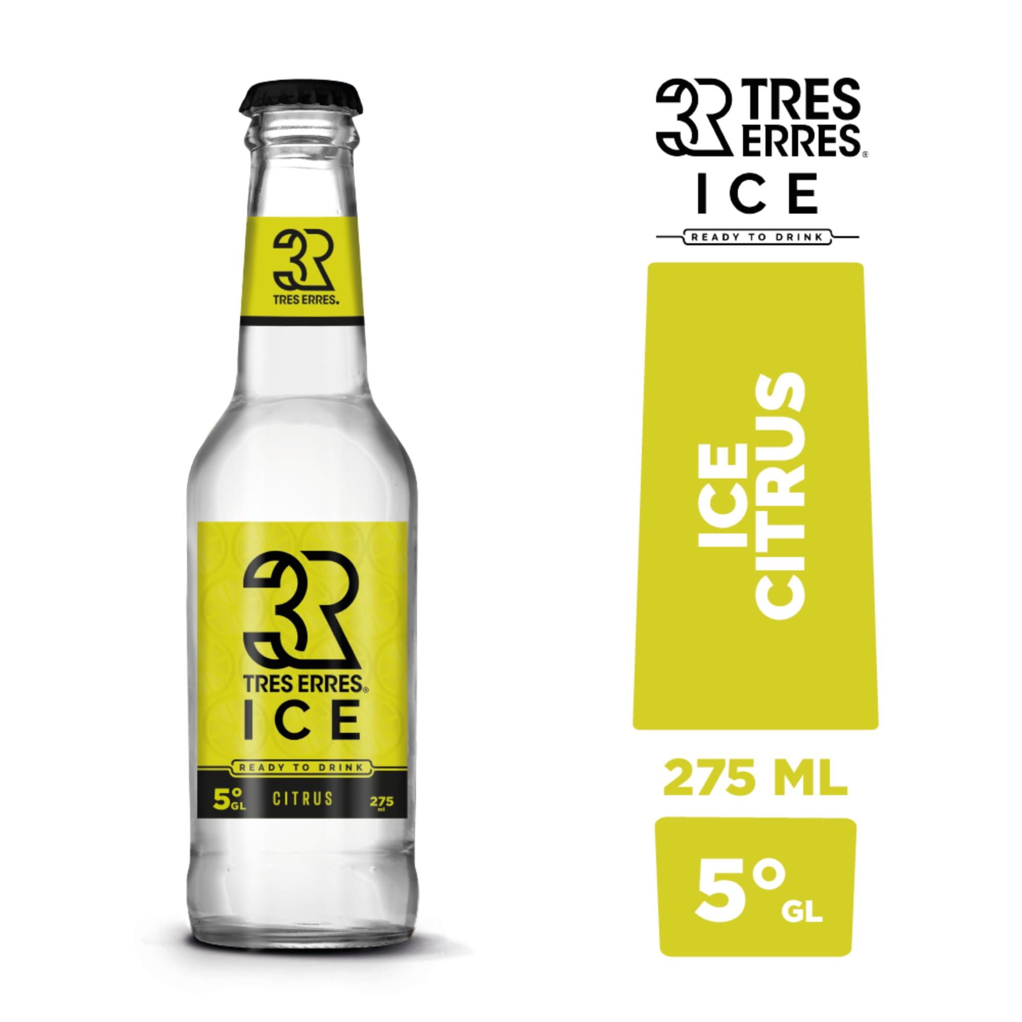 Cóctel Ice Citrus 5° Botella 275 ml Tres Erres Ice