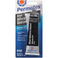 Sellador Adhesivo Permatex 81158, Silicona Negra, Tubo De 90 Ml