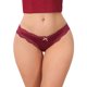 thumbnail image 1 of INSPIRE CHIC Braguitas de Satén de Cintura Baja para Mujer con Encaje Floral Talla Grande Rojo Vino, 1 of 4
