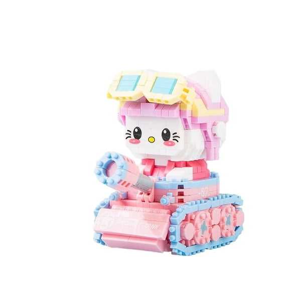 Bloques de construcción AuHora Mini Microbloques Kiki Cat 6069 782 piezas