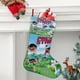thumbnail image 2 of ¡Presiona Start! Tema: Calcetines de Navidad, fino lino blanco para colgar en escaleras y chimenea, decoración navideña para el hogar, regalo de Navidad. 45cm × 32cm, 2 of 5