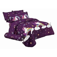 Genérico - Cubrecama Ligero Quilt Verano Niña 1.5 Plaza