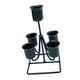 thumbnail image 1 of Portavelas Cónico Candelabro Decorativo Para Sala De Estar Fiesta Boda Negro, 1 of 5