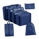 thumbnail image 3 of 7x Cubos De Embalaje Organizadores De Equipaje Para Viajes Familiares Y De Negocios Azul Marino, 3 of 3