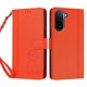 thumbnail image 3 of Funda Cartera Trébol para Xiaomi Poco C81 4G con Ranuras Tarjetas y Carga Inalámbrica Naranja, 3 of 6