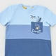 thumbnail image 4 of Polera Bebe Niño Color Block Azul Corona, 4 of 5