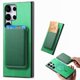 thumbnail image 5 of Funda de Cuero Magnética con Tarjetero para Samsung Galaxy S24 Ultra Cubierta Delgada Verde, 5 of 5