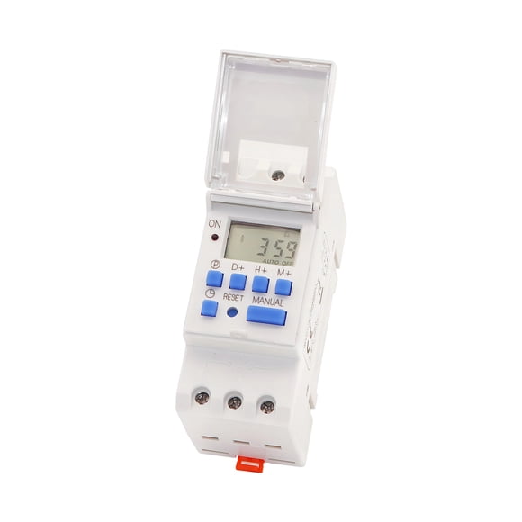 Timer Digital Programable Riel Din 220V 16A