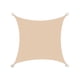 thumbnail image 3 of Rectángulo Protector Solar Toldo Toldo Vela De Sombra Impermeable Para Fiesta Cubierta Patio 2x2m Beige, 3 of 5