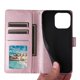 thumbnail image 3 of Funda Cartera para iPhone 15 con Tarjetero, Soporte y Cordón - Protección Oro rosa, 3 of 5