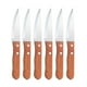 thumbnail image 1 of Set 6 Cuchillos Parrilleros de 22cm Acero Mango Madera, 1 of 3