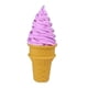 thumbnail image 5 of Modelo De Comida De Cono De Helado Falso Para Exhibir Postres, Accesorios Para Fotos, Decoración De Escritorio, Violeta, 5 of 5