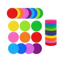 Bothyi - 100 Marcadores De Alfombra De 10 Cm Para Ejercicios De Yoga, Enseñanza, Rompecabezas Educativo