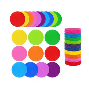 Bothyi - 100 Marcadores De Alfombra De 10 Cm Para Ejercicios De Yoga, Enseñanza, Rompecabezas Educativo