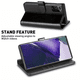 thumbnail image 1 of For Galaxy Note 8 Note 9 Note 10 Note 10 Plus Note 20 Note 20 Ultre Wallet Case, [Included Glass Screen Protector][RFID Blocking] Flip Folio Leather Cell Phone Cover With Credit Card Holder For Samsun, 1 of 3