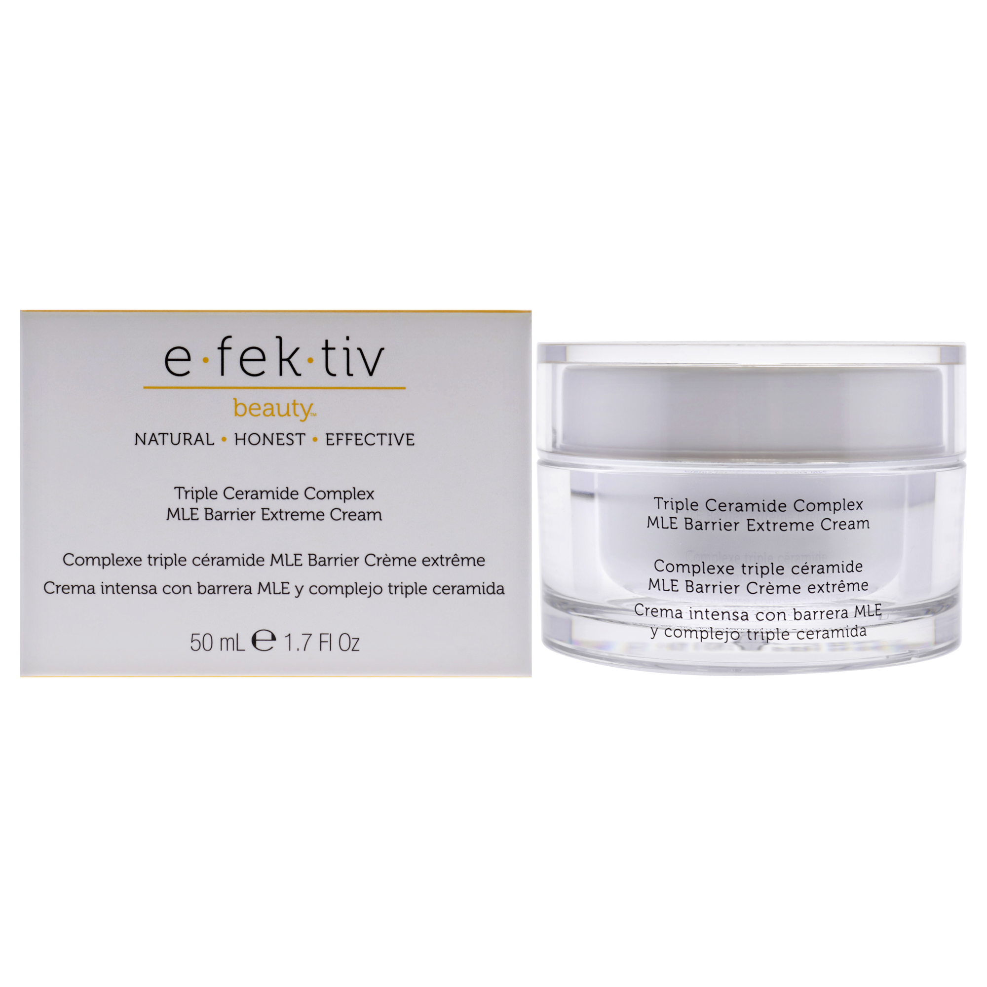 E.Fek.Tiv - Crema Extrema De Barrera De Triple Ceramida Complex De Efektiv Para - Crema