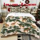 thumbnail image 1 of 3pcs Giraffe and Plant Printed Bedding Set Soft Polyester Duvet Cover with 2 Pillowcases All Season Comfort, 1 of 5