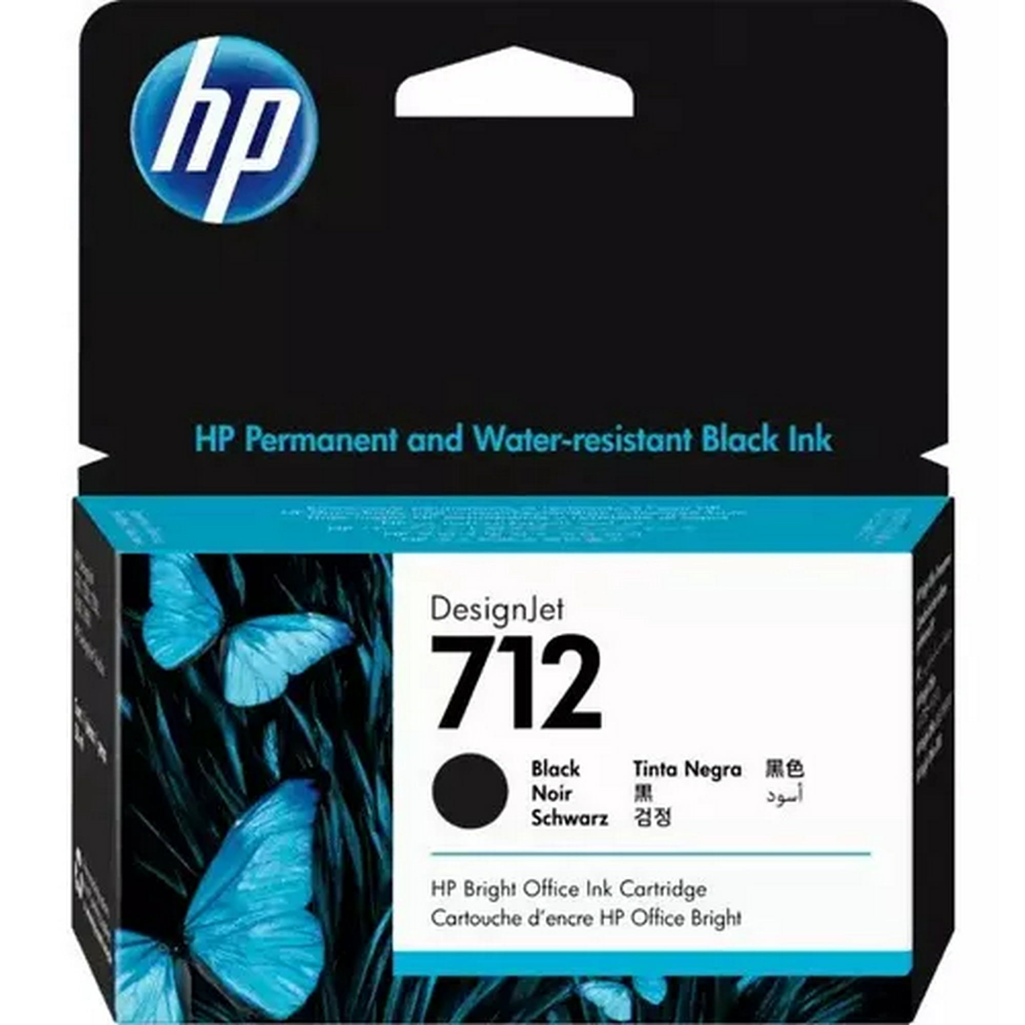 Cartucho De Tinta Hp Designjet 712 Negro 38 Ml Original